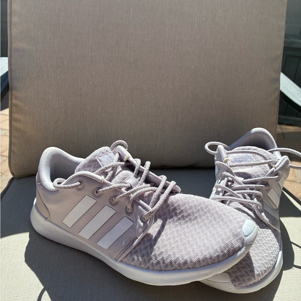 Adidas Women’s Cloudfoam QT Racer Sneakers - Lavender/Ice Purple